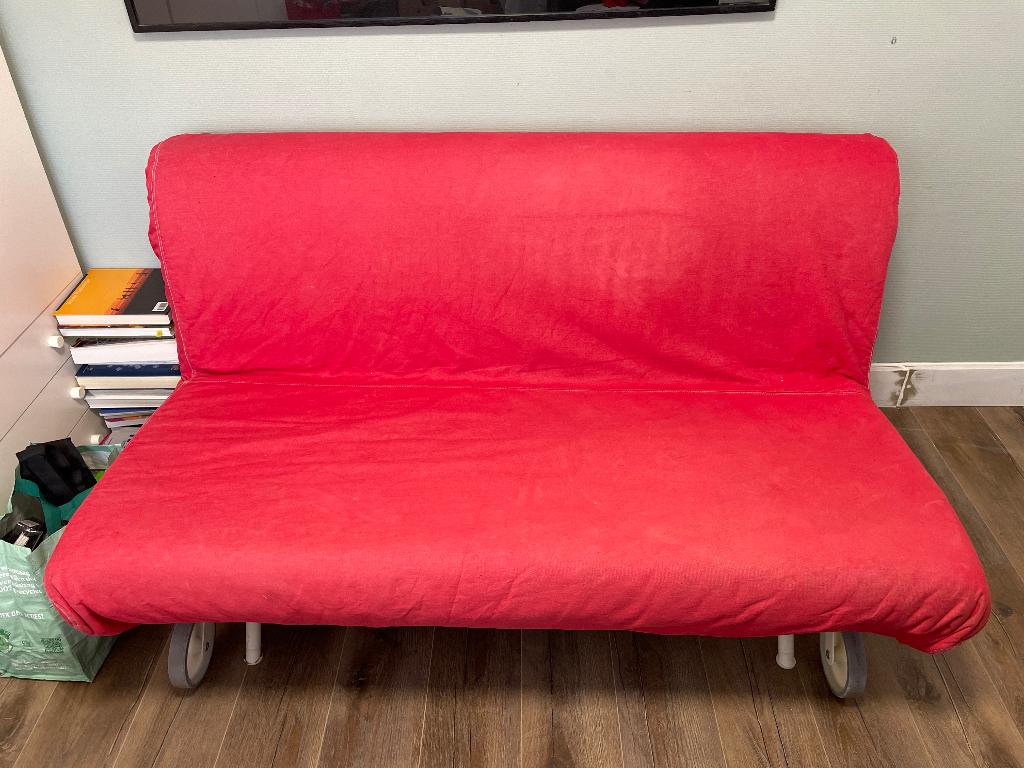 Zetelbed, Huis en Inrichting, Ophalen, Tweepersoons, Zo goed als nieuw, 200 cm