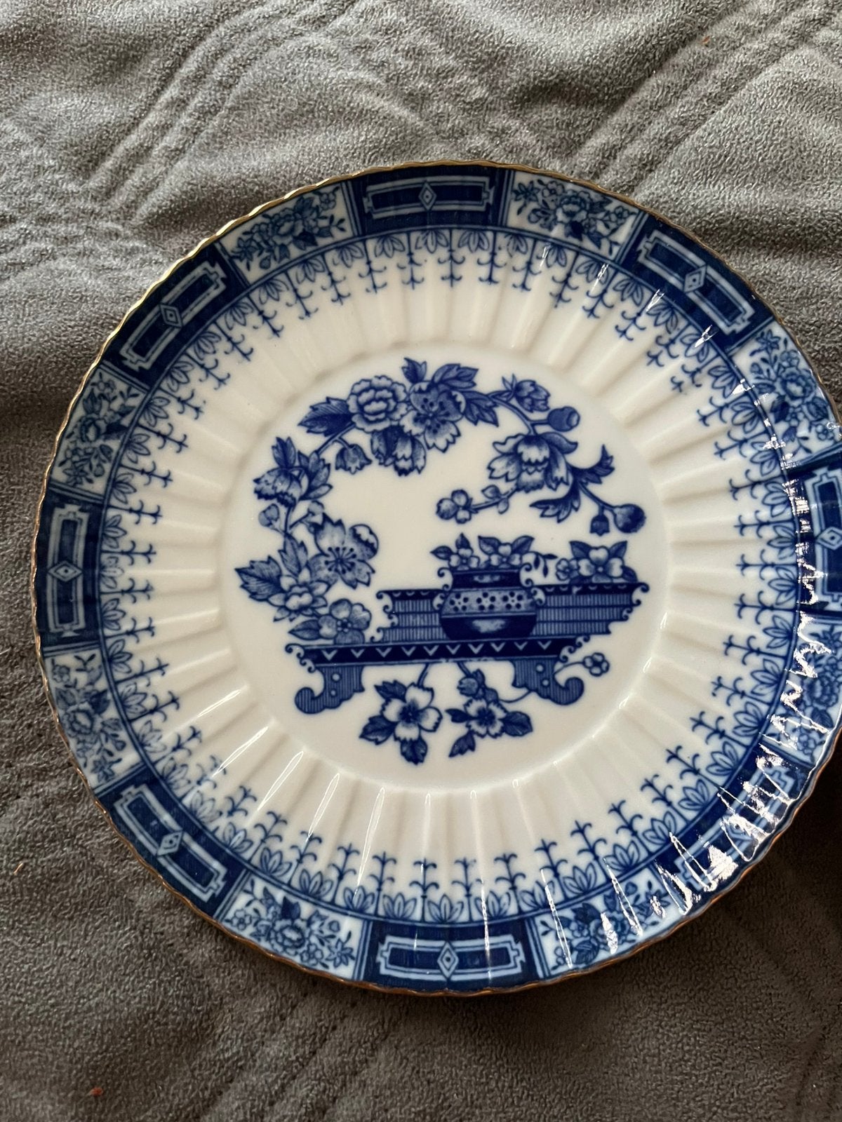 Chinoiserie sierbord wit blauw, Antiek en Kunst, Ophalen