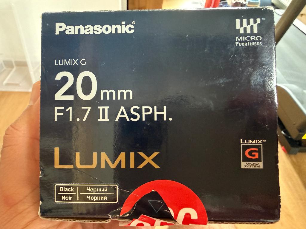 Panasonic LUMIX G 20mm f/1.7 II ASPH lens Micro Four Thirds, Enlèvement, Comme neuf, Objectif grand angle