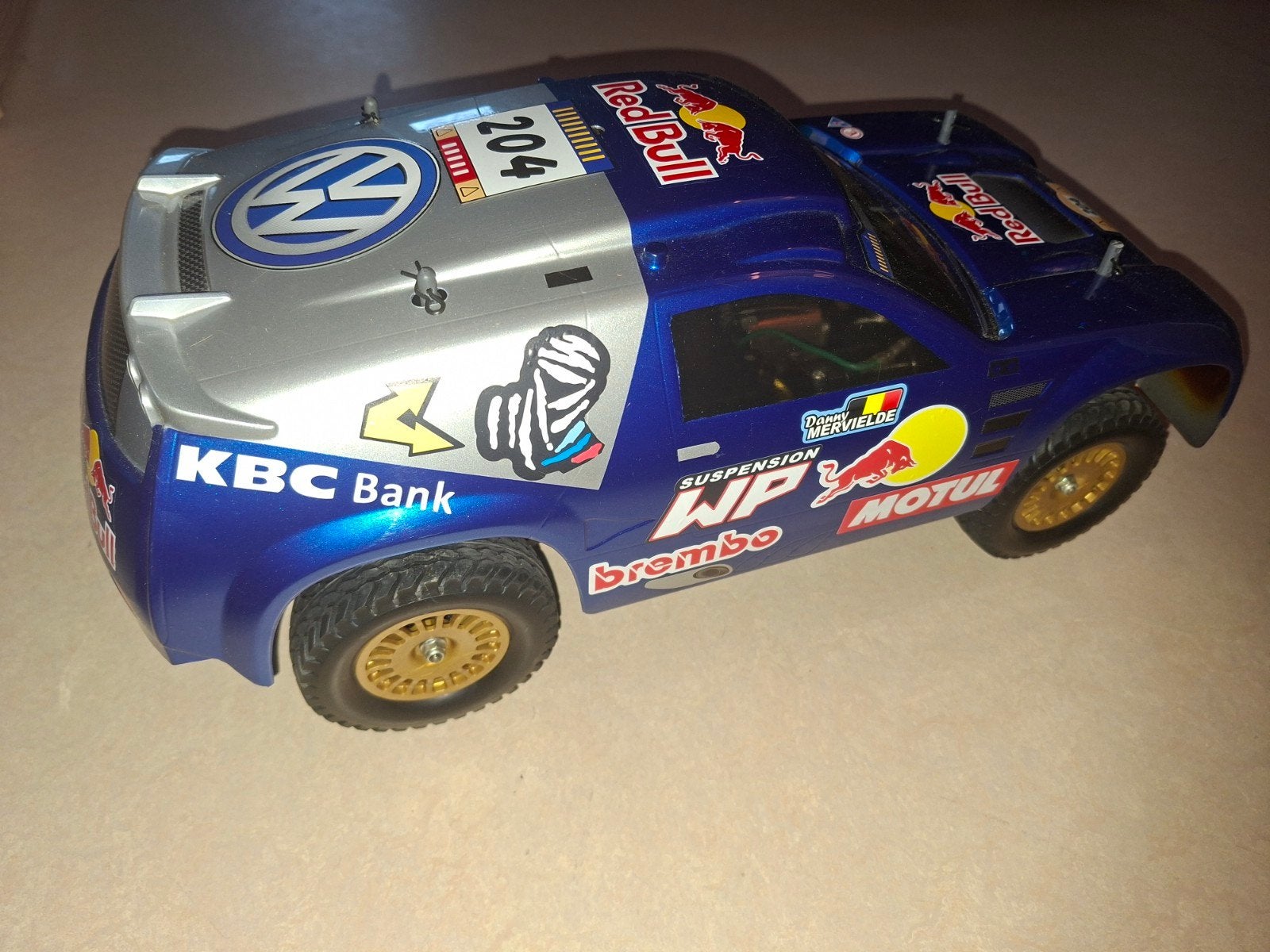 Nieuwe Tamiya CC-01 Volkswagen Touareg Redbull, Hobby en Vrije tijd, Elektro, Auto offroad, Nieuw, Ophalen of Verzenden