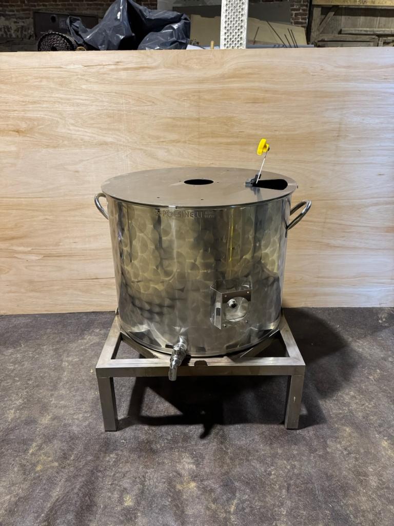 Cuve d'ébullition 150 L, Enlèvement