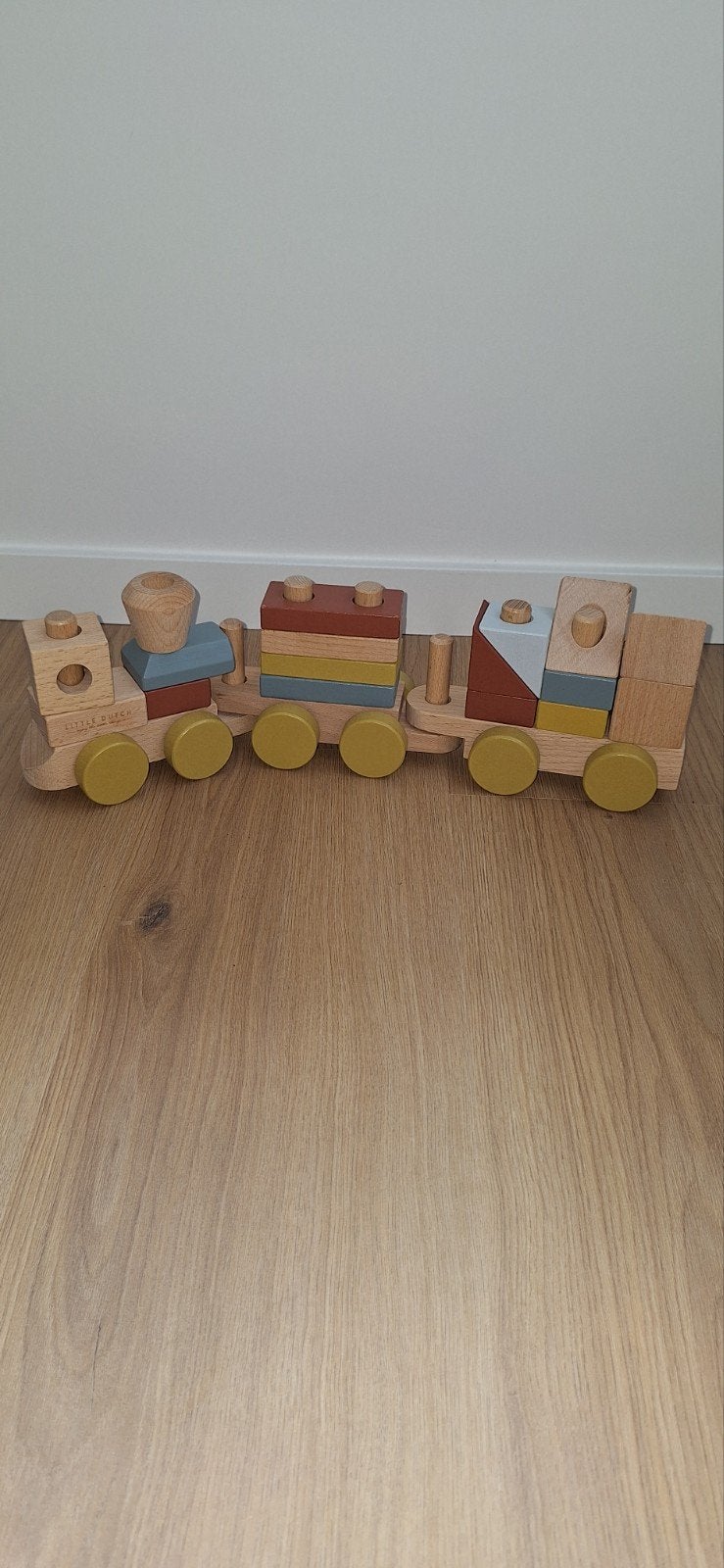 Little dutch houten trein, Kinderen en Baby's, Speelgoed | Houten speelgoed, Ophalen, Zo goed als nieuw, Duw- of Trekspeelgoed