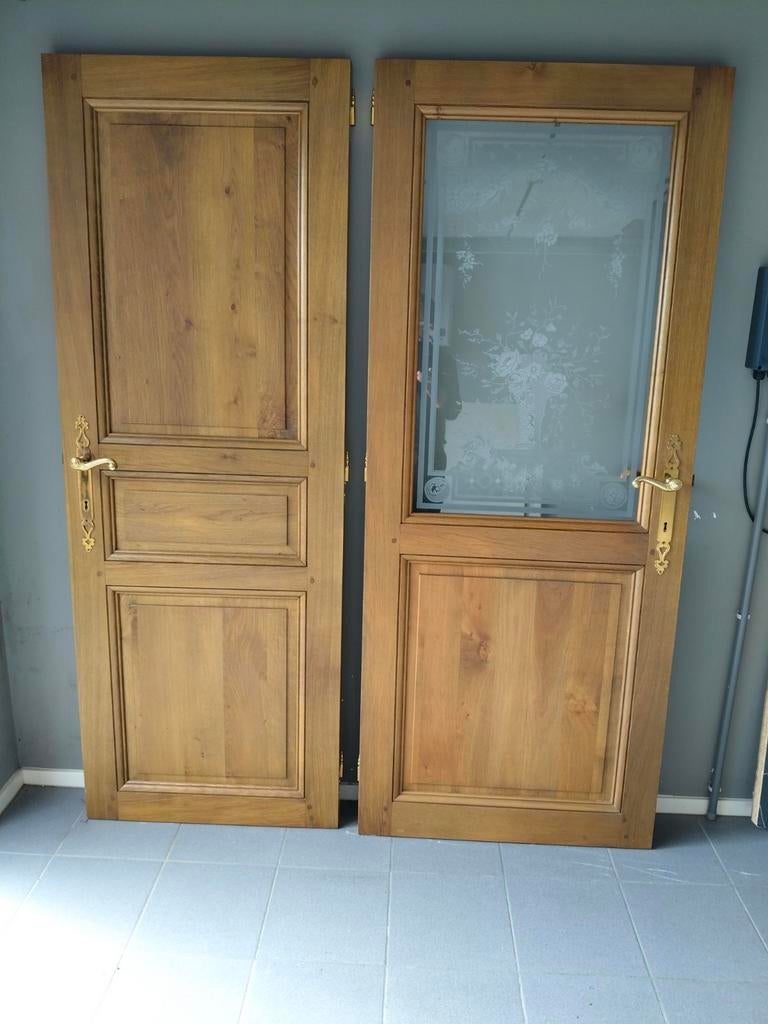 Plein de portes intérieures en chêne., Bricolage & Construction, Enlèvement, Verre