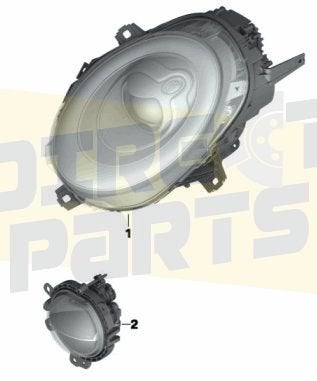 Bmw Mini F55/F56 (03/14)-. KOPLAMP BEV. SET 1125512991 RESTP, -, -, Nieuw, Ophalen of Verzenden