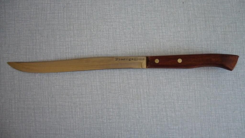 COUTEAU DE CUISINE (A JAMBON), Comme neuf, Enlèvement, Autres marques, Inox ou Chrome