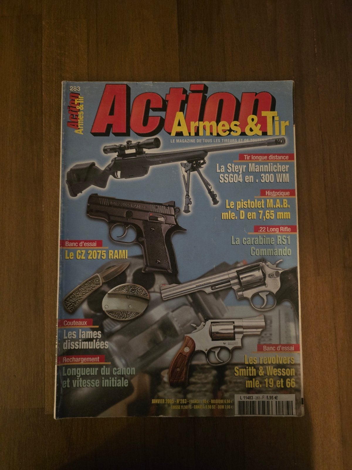 Action Armes & Tir n283 – Janvier 2005 – magazine de collec, Enlèvement ou Envoi