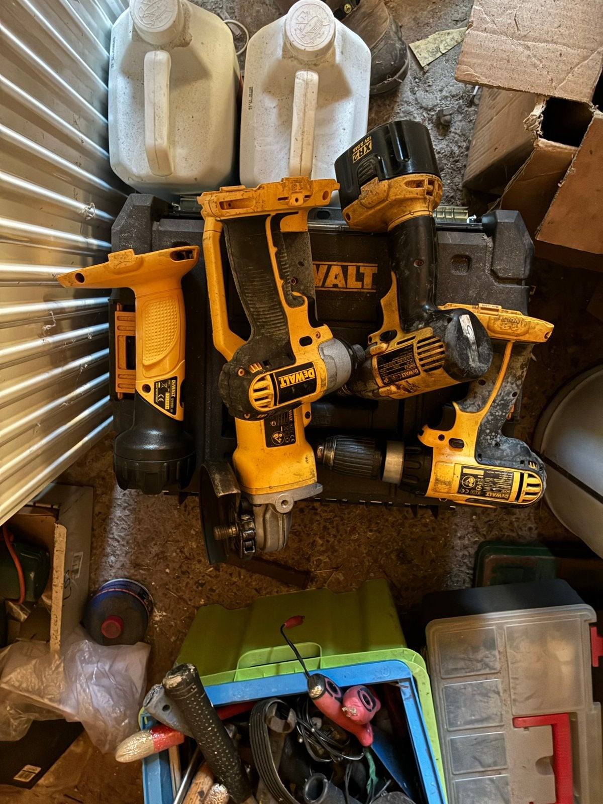 Set dewalt toestellen zonder batt of lader, Doe-het-zelf en Bouw, Ophalen, Gebruikt
