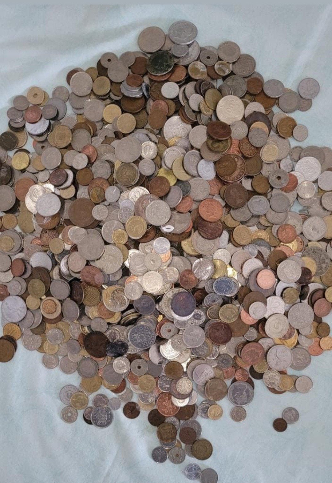 3 kilo munten alle landen, Ophalen, Munten