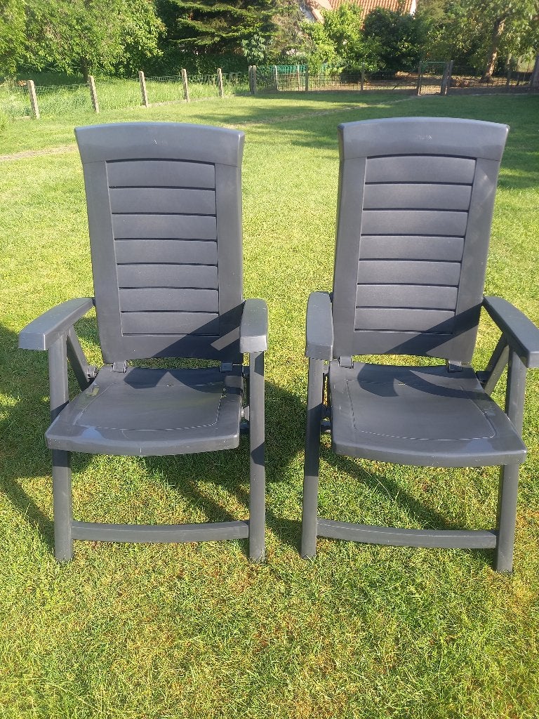 Tuinstoelen, Enlèvement, Comme neuf, Pliant