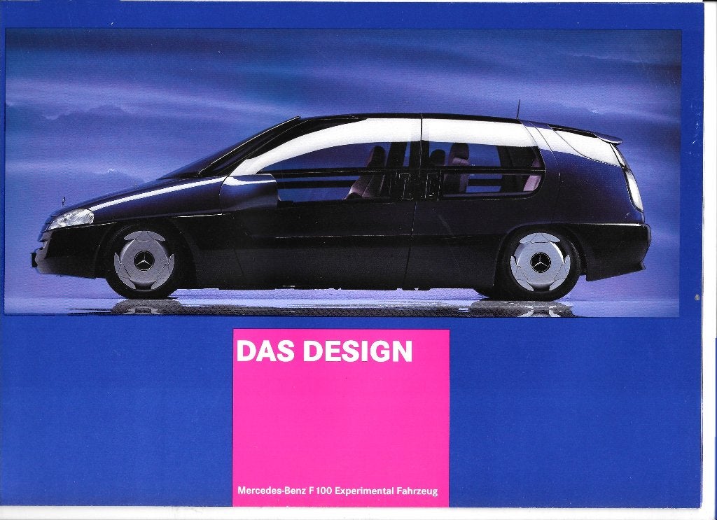 MERCEDES F-100,  1992, Livres, Autos | Brochures & Magazines, Enlèvement ou Envoi, Comme neuf, Mercedes
