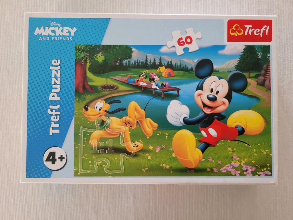 Puzzle Treft Mickey Mouse 60 pièces, Enlèvement, Plus de 50 pièces, Comme neuf, 4 à 6 ans