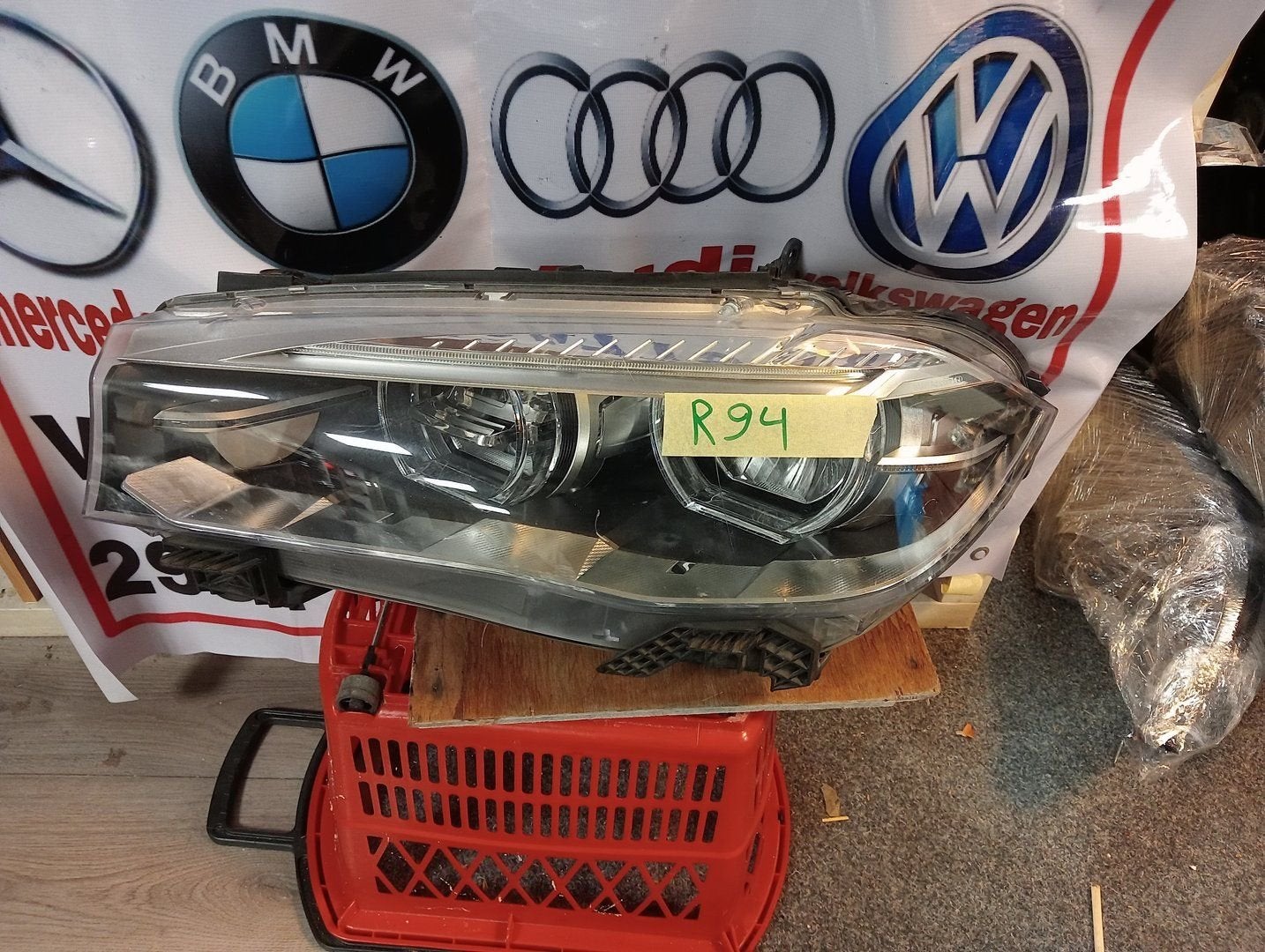 Koplamp xenon origineel BMW X5 F15 7442647, Gebruikt, -, -, Ophalen of Verzenden