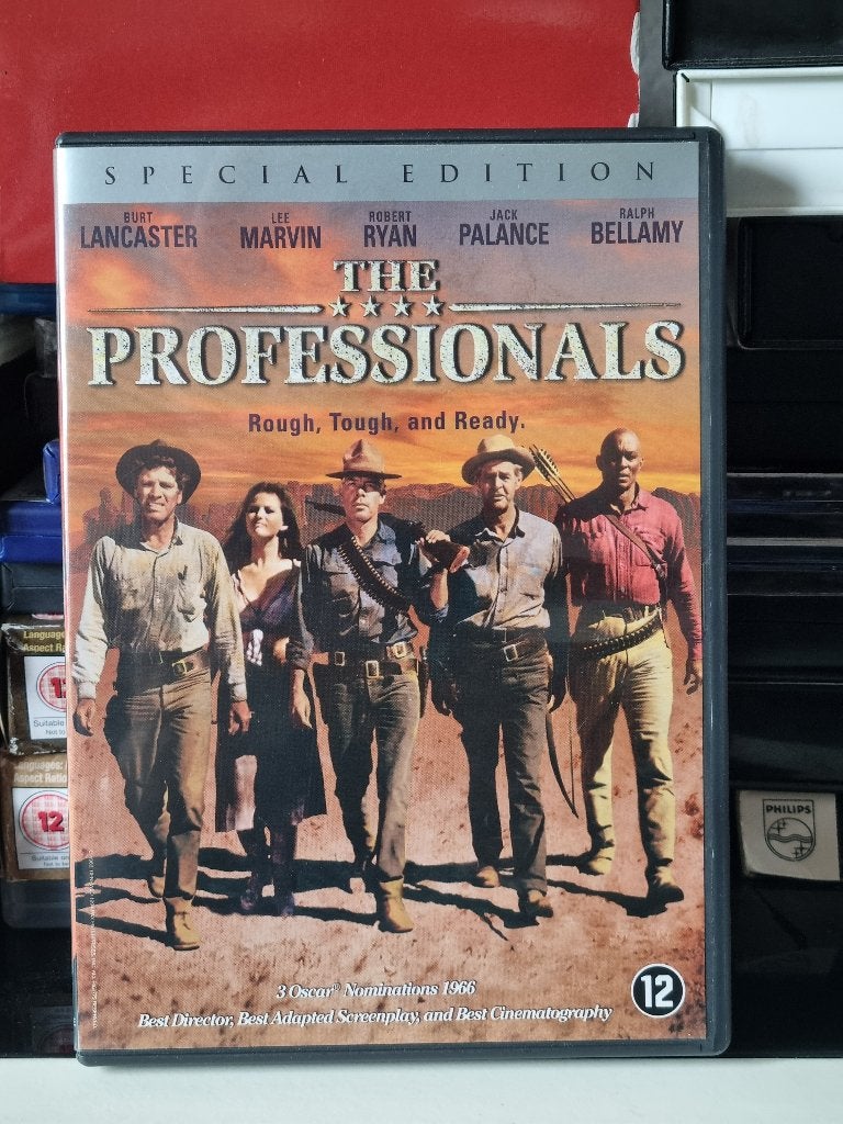 The Professionals, Burt Lancaster, Lee Marvin, Robert Ryan, CD & DVD, DVD | Classiques, Enlèvement ou Envoi, Anglais, Néerlandais