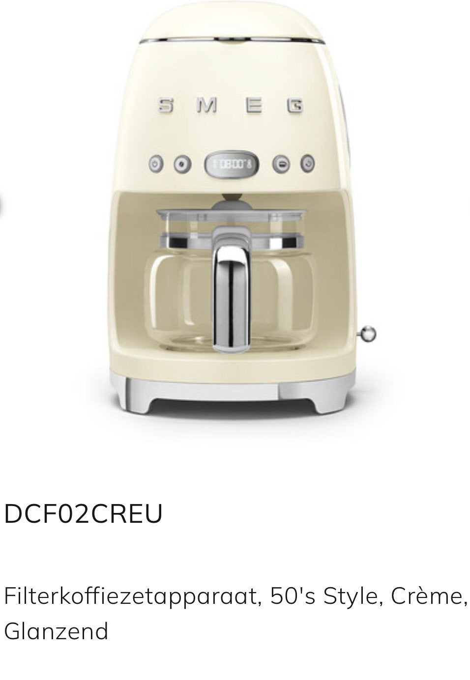 NIEUW Smeg koffiezetapparaat !, Elektronische apparatuur, Ophalen, Nieuw