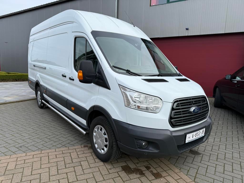 Ford transit L4 H3 met nagel nieuwe motor in ! Euro 6, Voorwielaandrijving, Wit, Leder, Bedrijf
