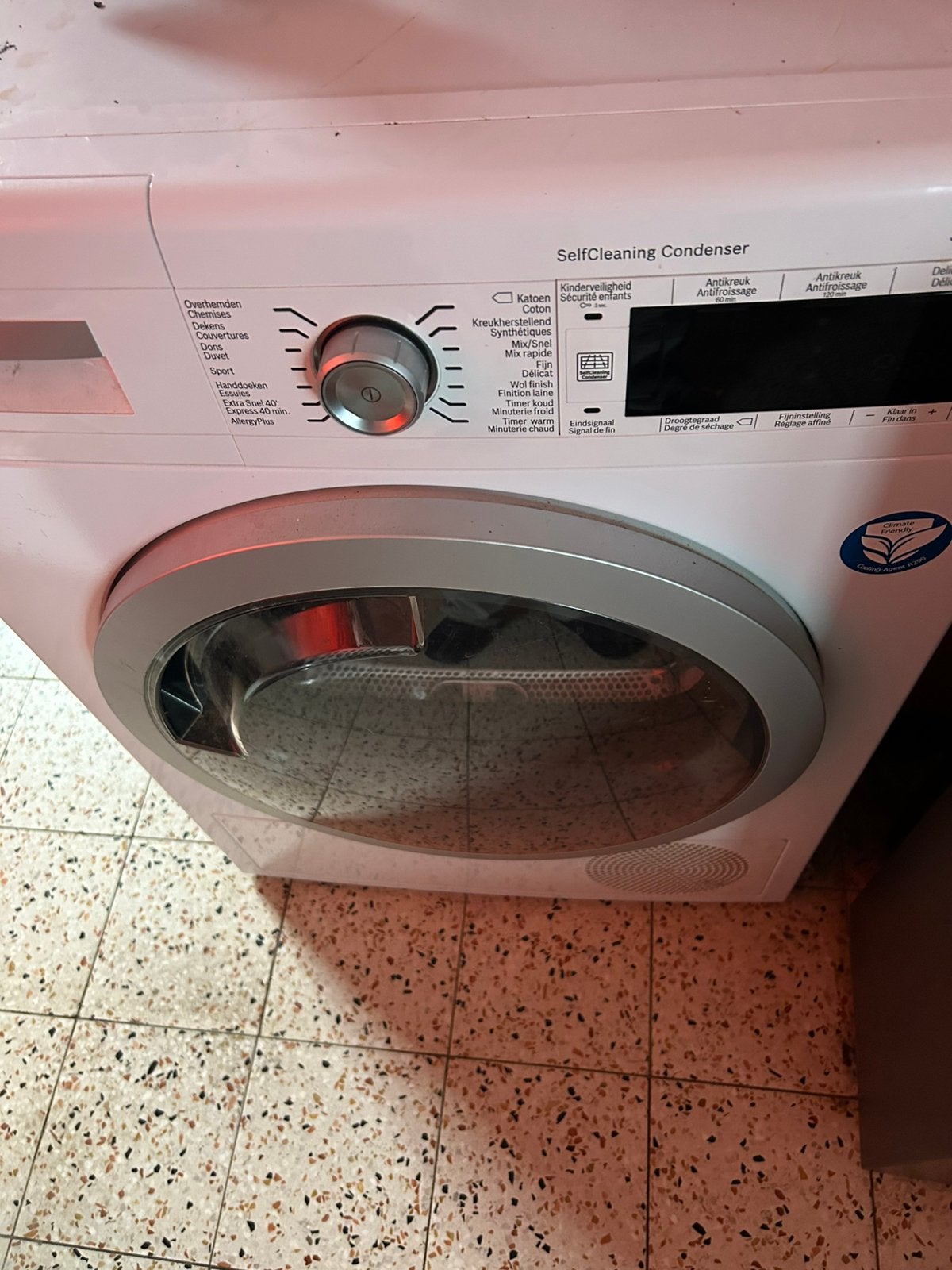 seche linge, Enlèvement
