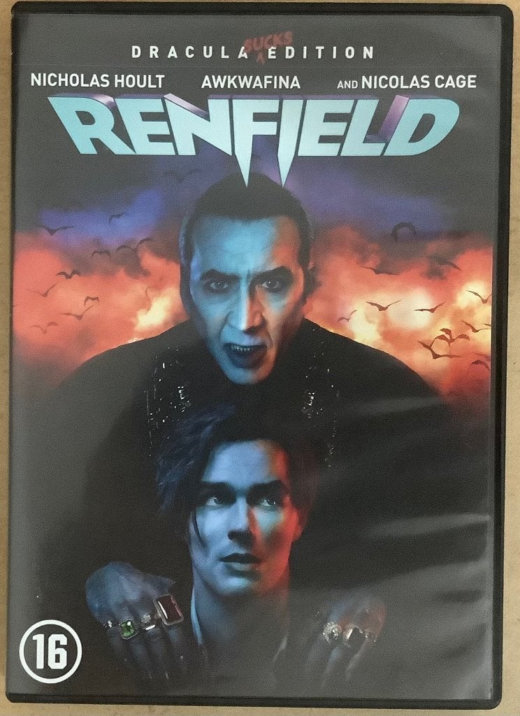 Renfield (2023) Dvd Nicolas Cage, Nicholas Hoult, CD & DVD, Anglais, Enlèvement ou Envoi, Vampires ou Zombies, À partir de 16 ans
