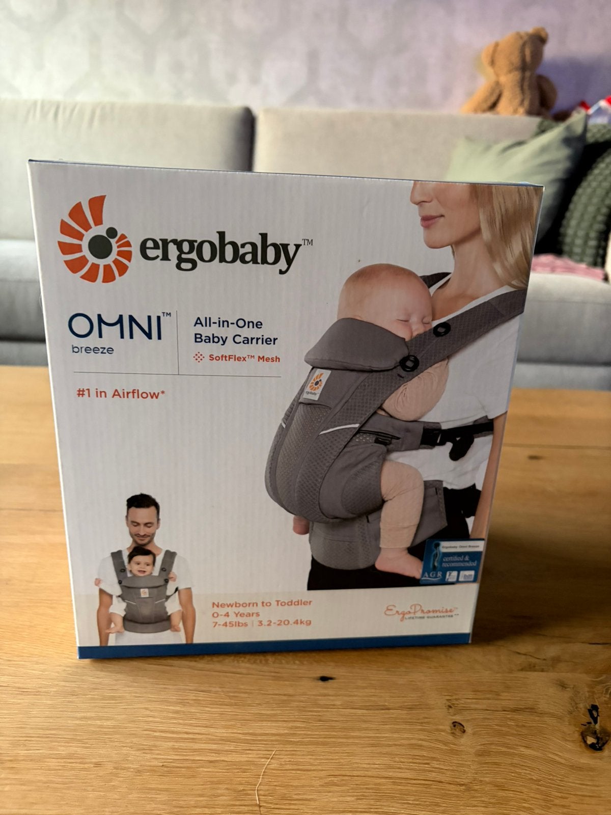 Draagzak Ergobaby Omni breeze, Enlèvement, Comme neuf, Porte-bébé