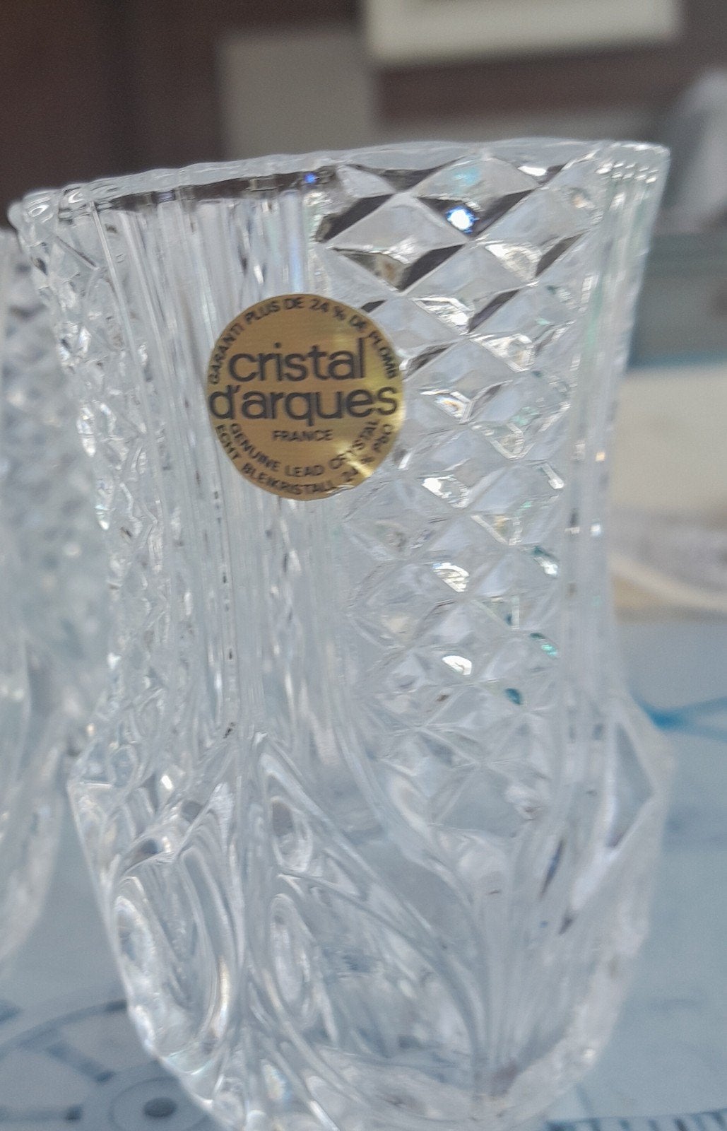 Kristallen glazen, Antiek en Kunst, Antiek | Glaswerk en Kristal, Ophalen