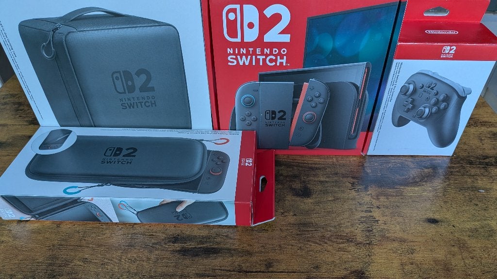 Nintendo Switch 2 Bundel + Pro Controller, Tassen, Game, Enlèvement, Comme neuf