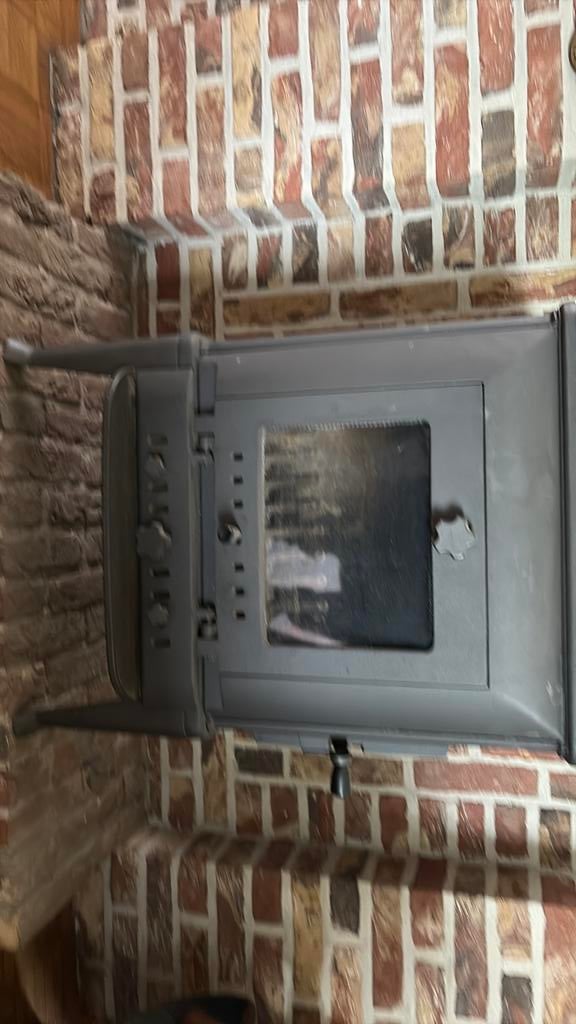 Hout of kolen kachel, Huis en Inrichting, Kachels, Ophalen, Zo goed als nieuw, Hout