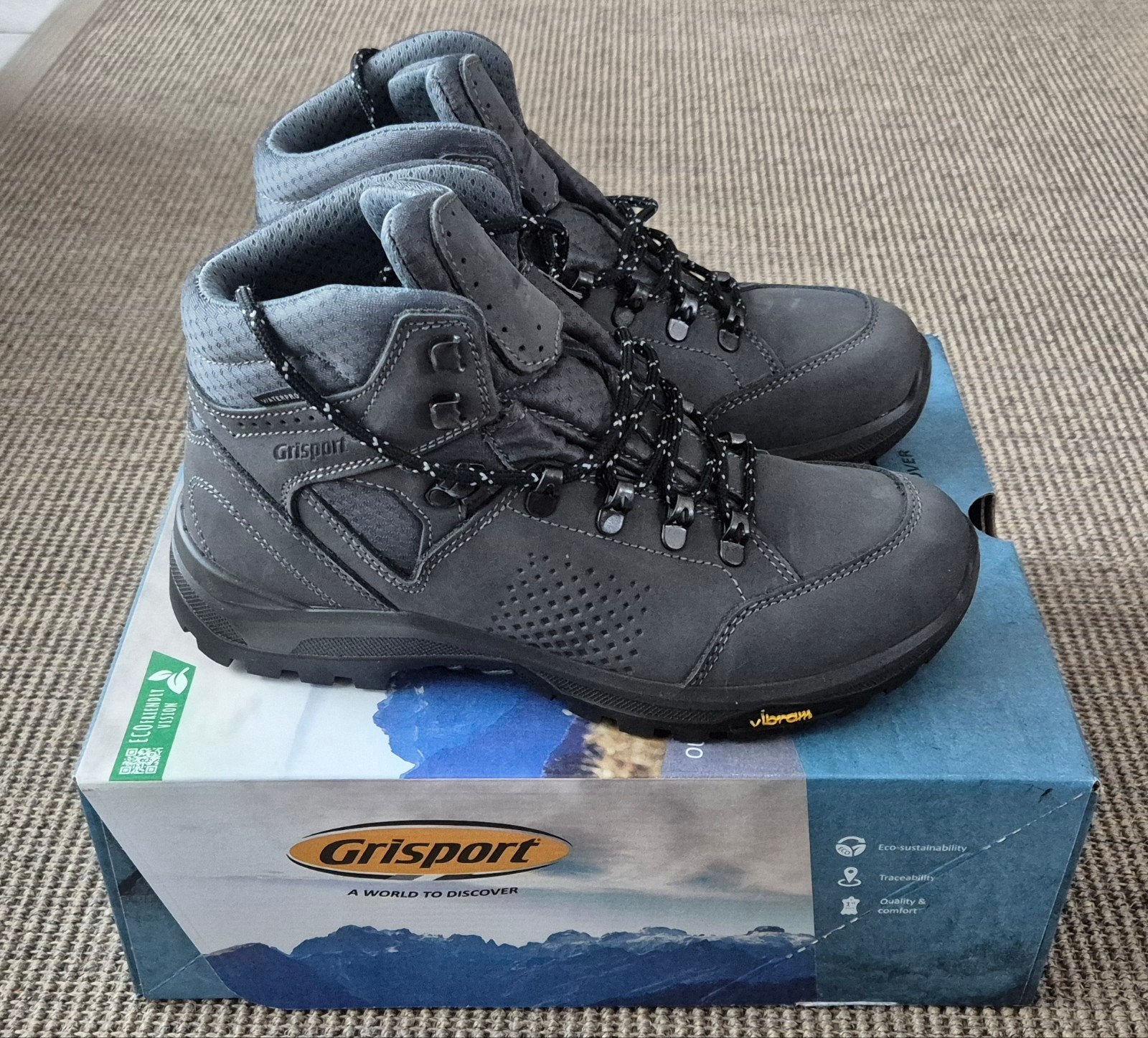 Chaussures de randonnée unisexes Grisport Oregon Mid, anthra, Enlèvement ou Envoi