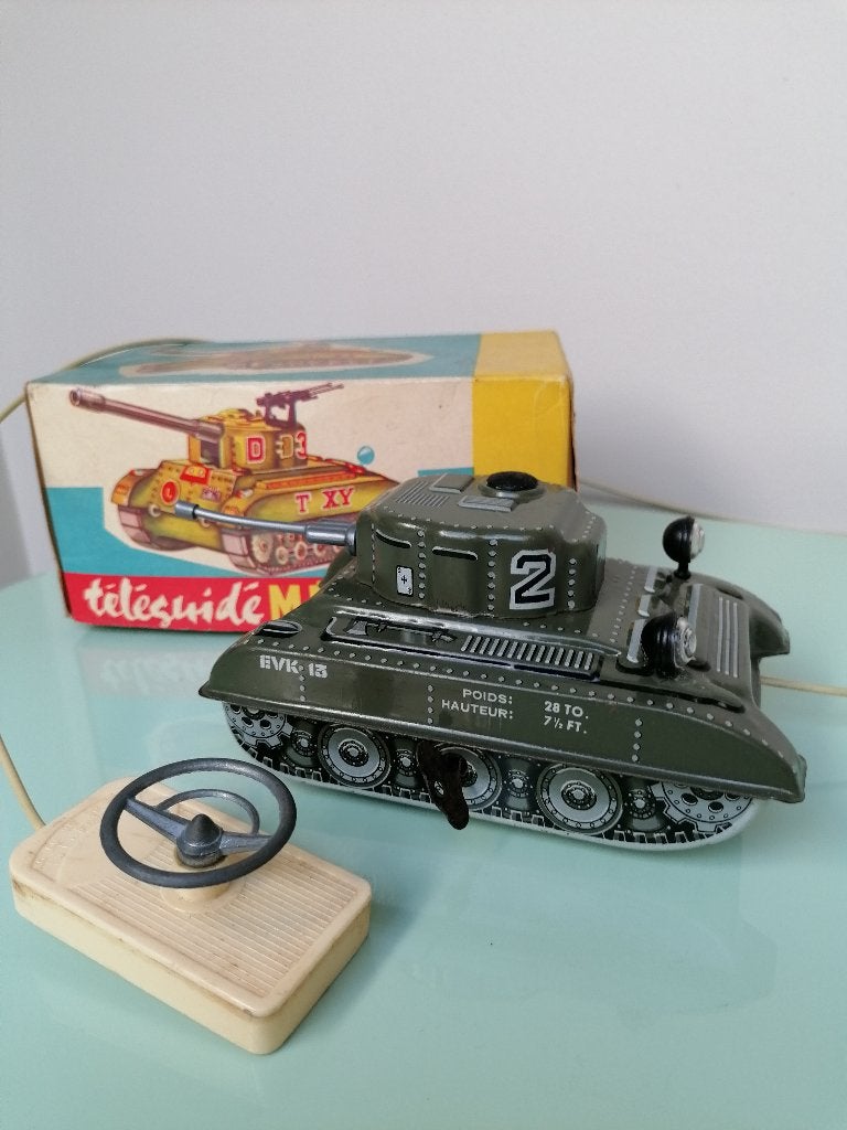 Blikken speelgoed tank, Antiek en Kunst, Antiek | Speelgoed, Verzenden