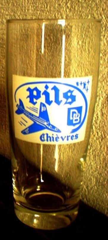 Declerc-Breda  Chièvres  "Pils DB" 25 cl, Collections, Marques de bière, Enlèvement ou Envoi, Neuf, Verre ou Verres