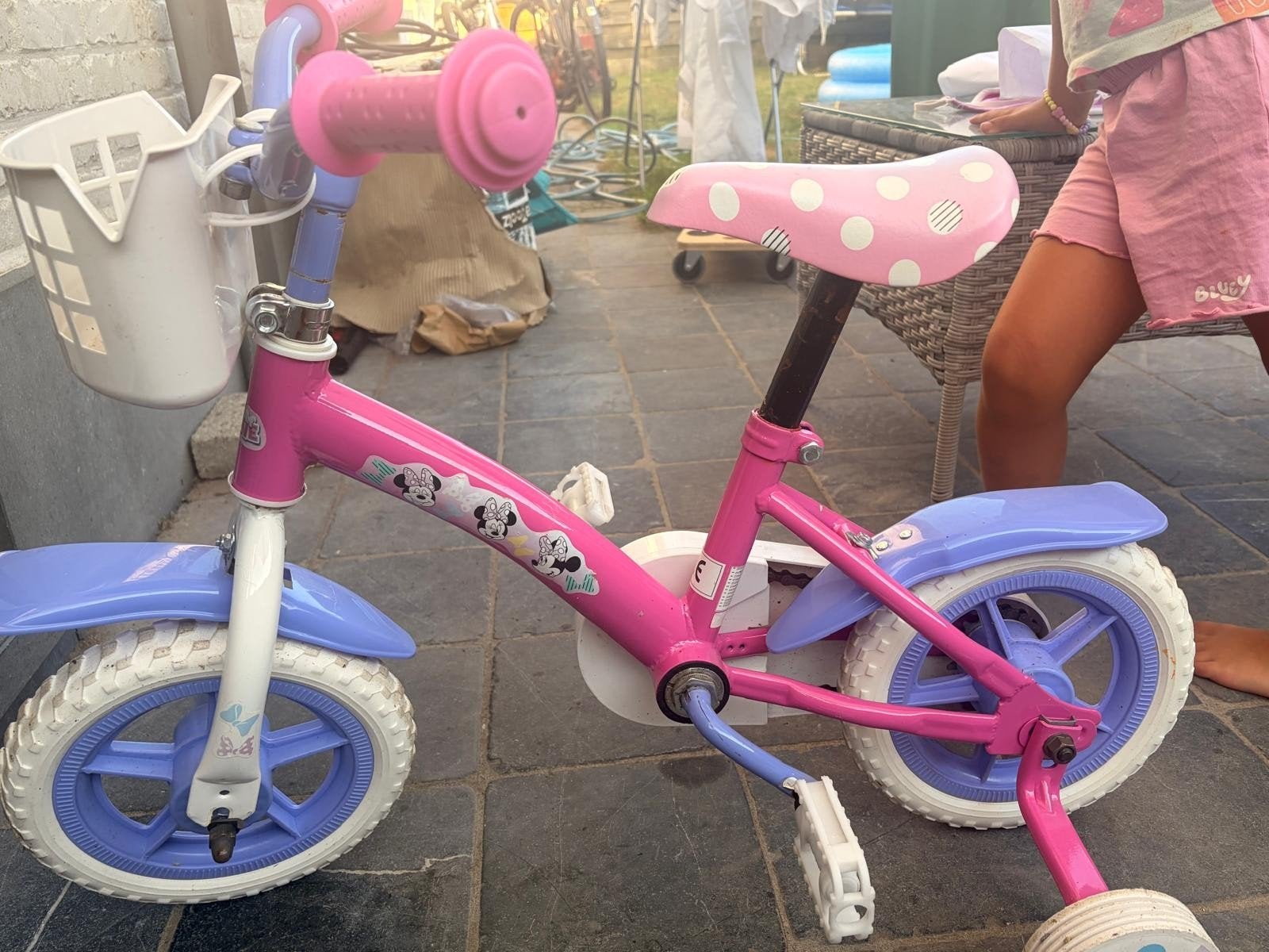 mickey mouse kinderfiets te koop, Fietsen en Brommers, Ophalen