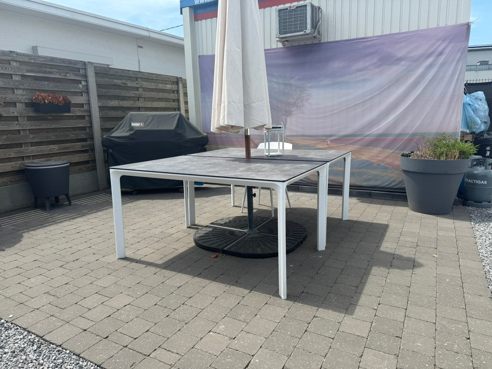 2 tuintafels, Tuin en Terras, Ophalen, Zo goed als nieuw, Overige materialen