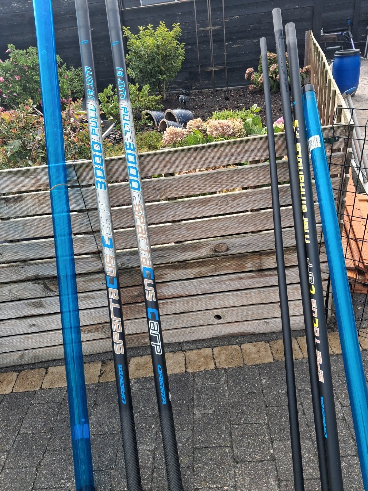 2 hengels 13m cresta 1-7mcresta  en topsetten  geen coerirdi, Sports nautiques & Bateaux, Pêche à la ligne | Général, Enlèvement