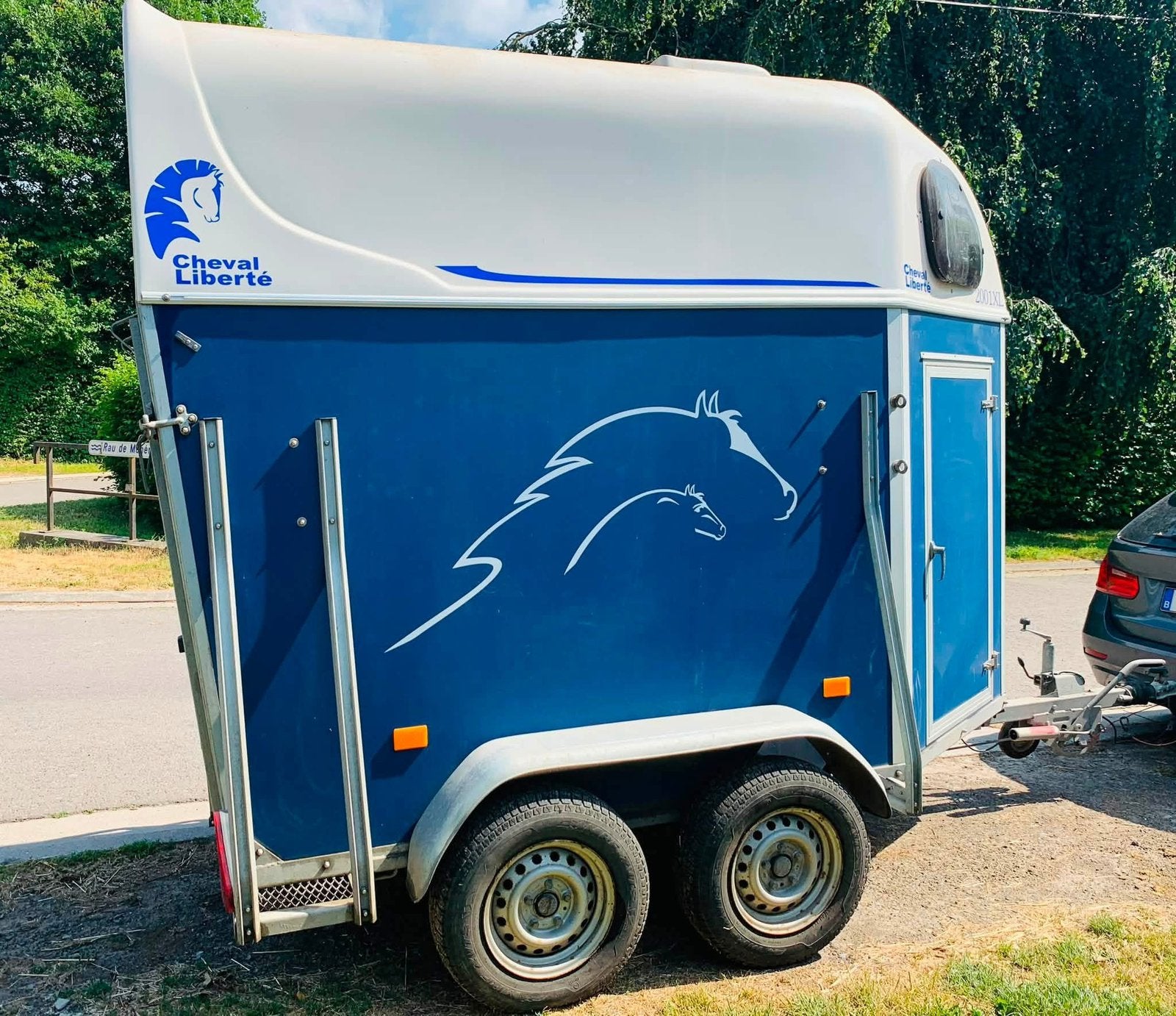 Van pour chevaux 1,5 Cheval Liberté, Enlèvement, Utilisé, Bois, Remorque 1½ cheval