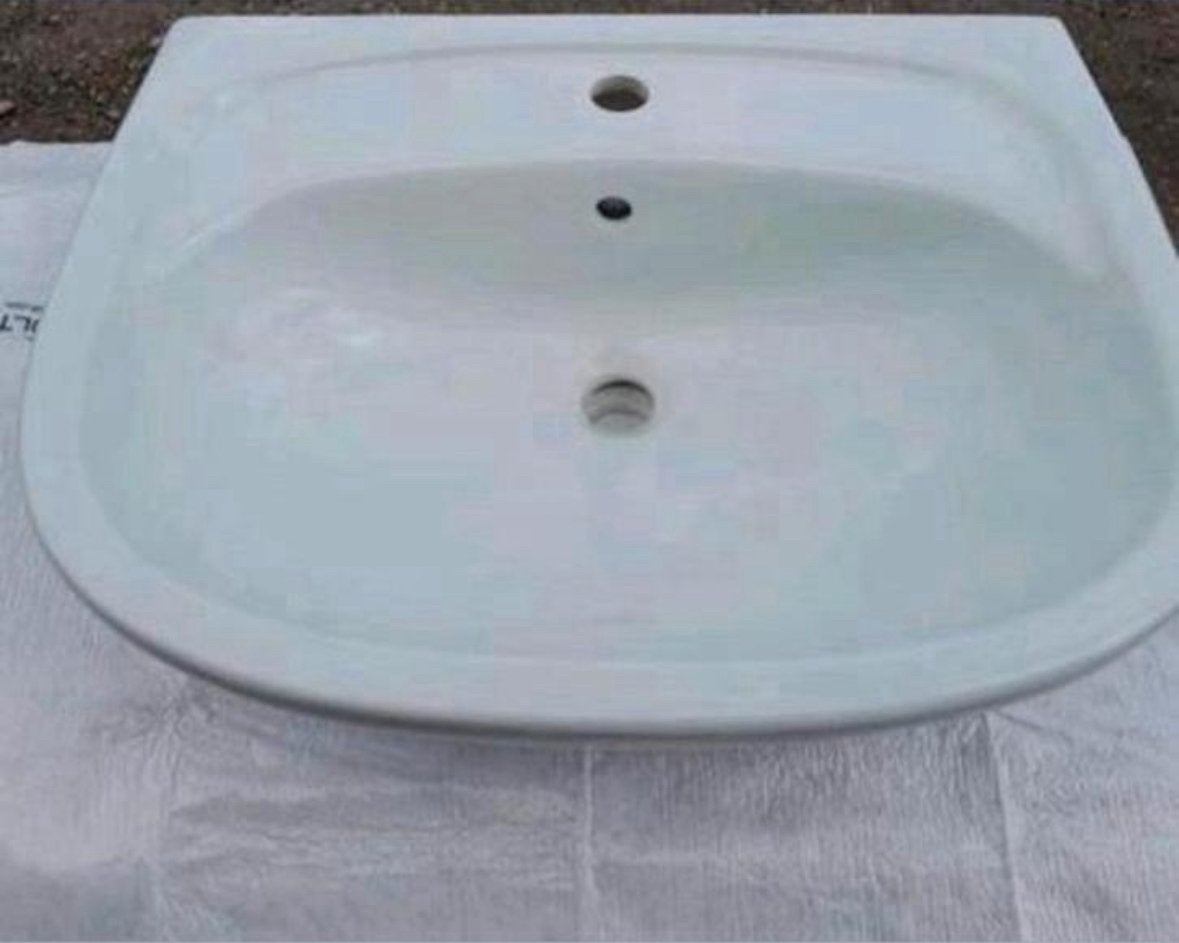 Lavabo blanc en céramique en parfait état 64/47/23 cm LxPxH, Maison & Meubles, Enlèvement, Comme neuf