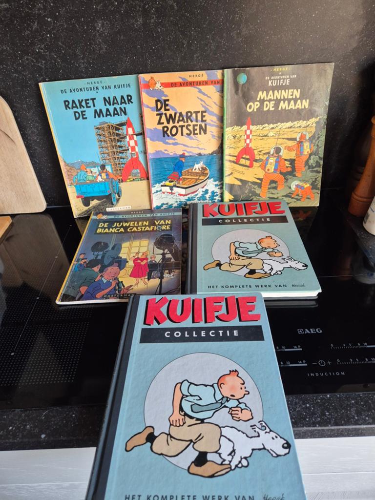 Kuifje, Boeken, Ophalen