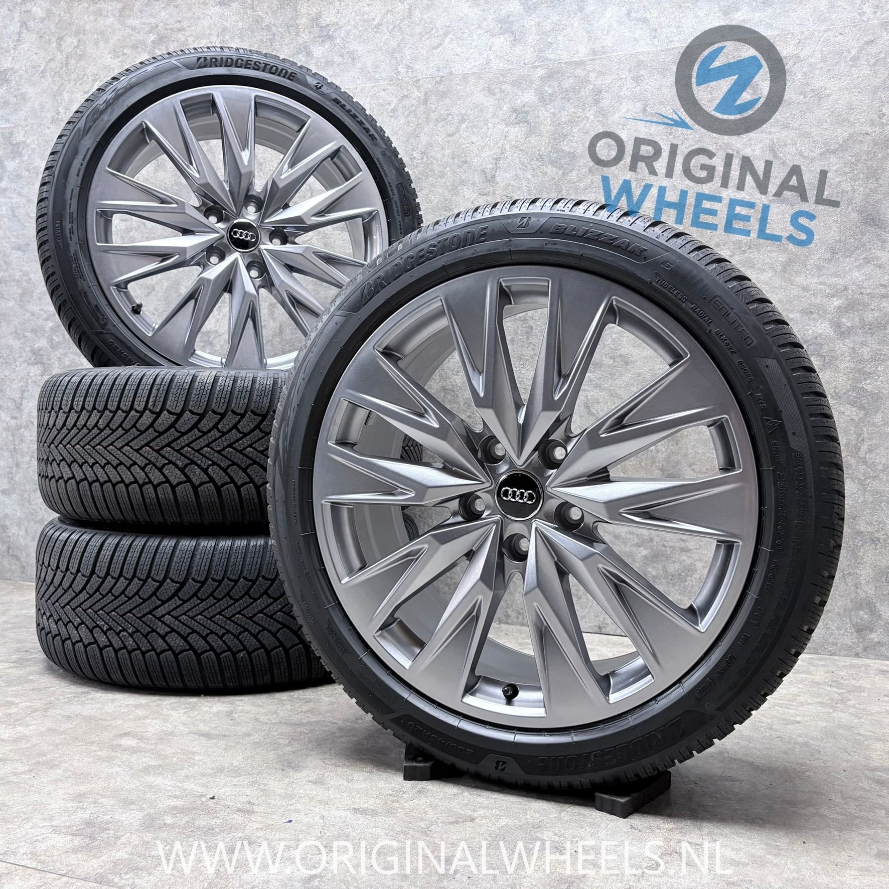 20 inch originele velgen + winterbanden Audi A6 E-tron, Gebruikt, -, -, Banden en Velgen