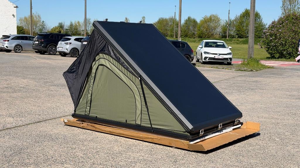 Aluminium daktent met hardtop — 226 x 139 cm — NIEUW — XL, Caravans en Kamperen, Tenten, tot en met 2, Nieuw, Ophalen of Verzenden