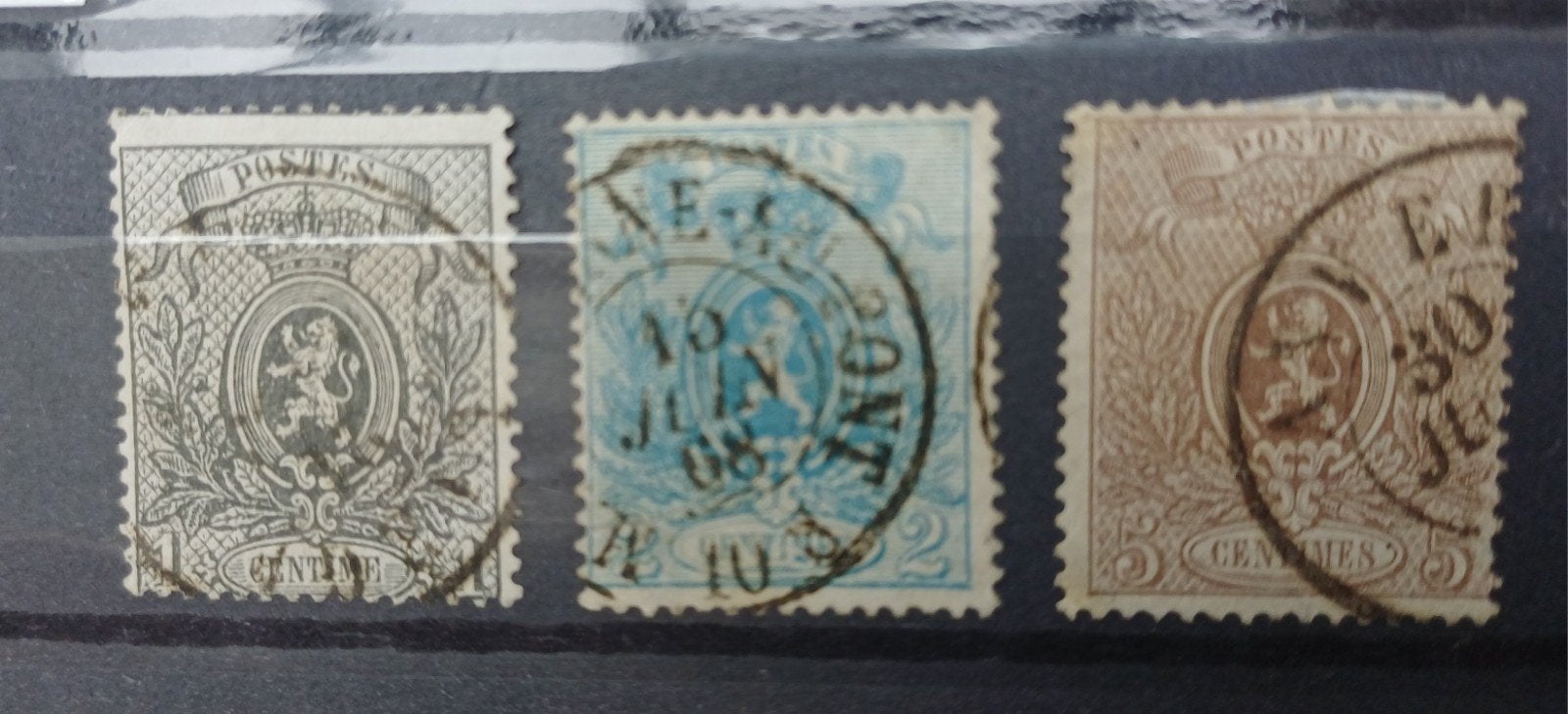 Nrs 23A 24A en 25A tanding 15, Postzegels en Munten, Postzegels | Europa | België, Ophalen of Verzenden