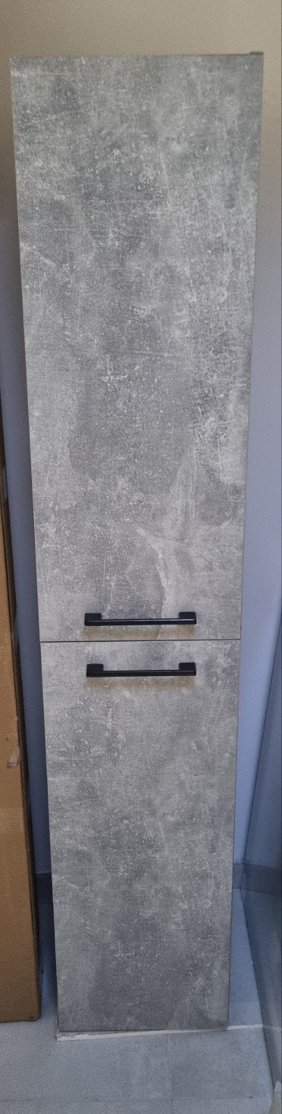Atlantic Betonlook Kolomkast, Ophalen, (Half)hoge kast, Minder dan 50 cm, 100 tot 150 cm