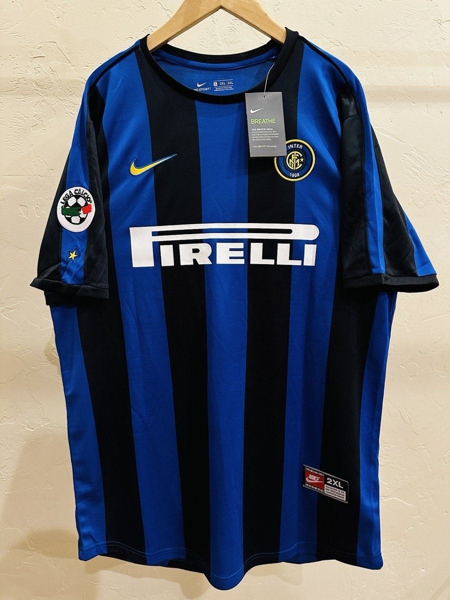 Inter Milan Roberto Baggio Voetbalshirt Origineel 1998, Enlèvement ou Envoi