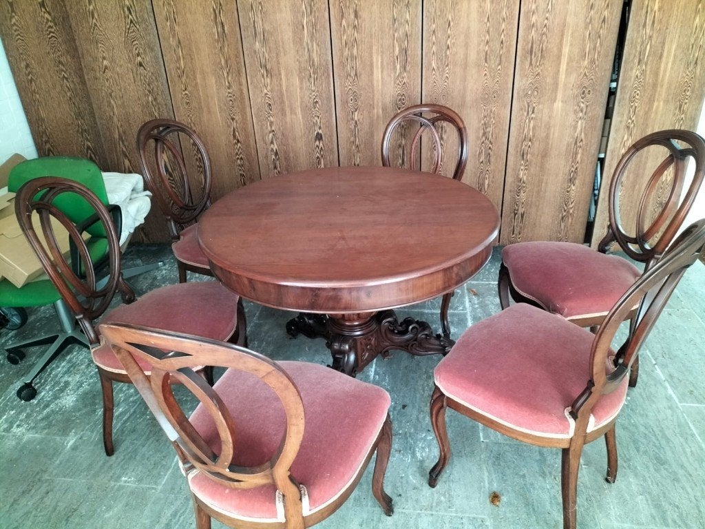 Koffiesalon met zes stoelen, Antiek en Kunst, Ophalen