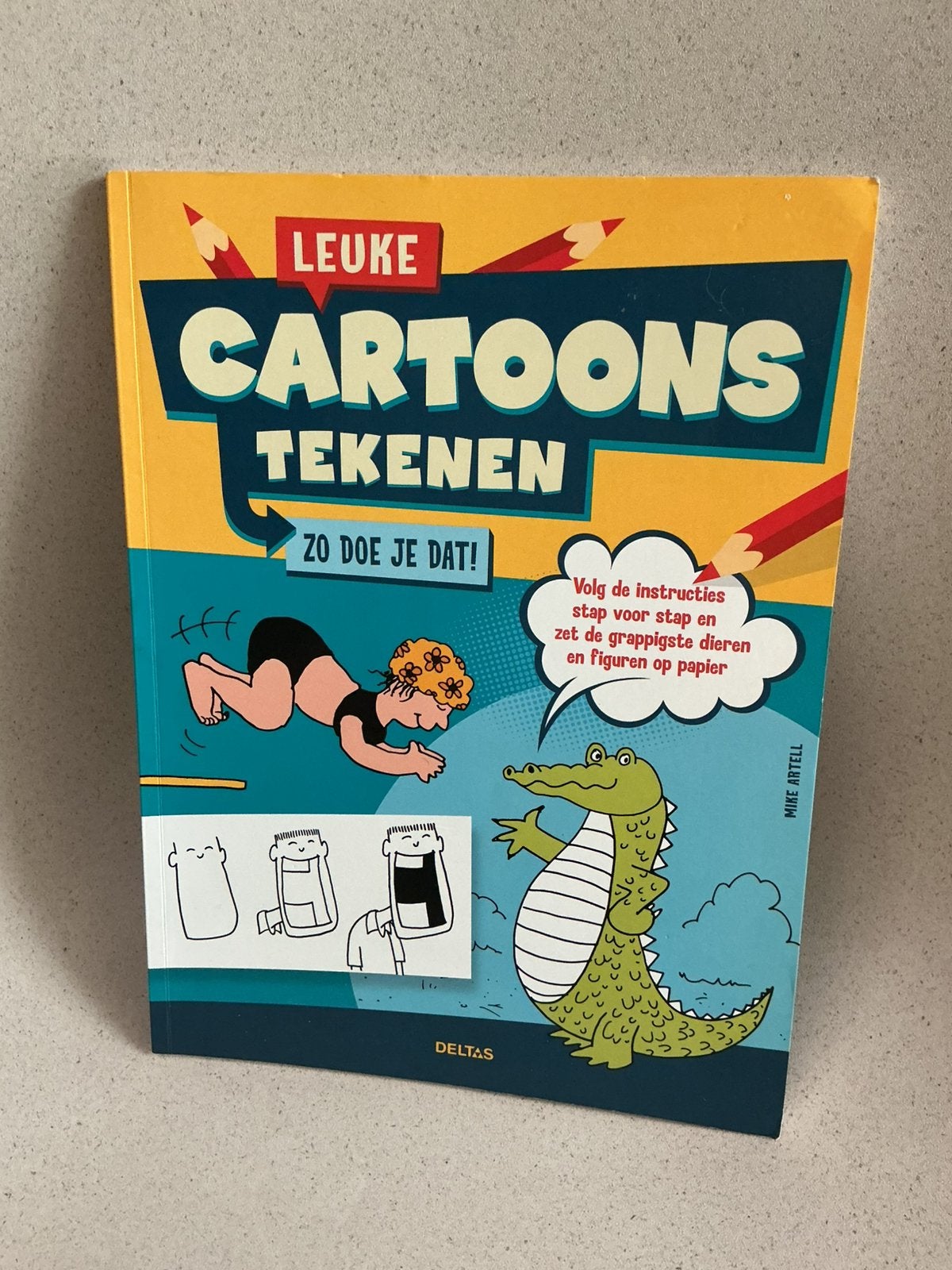 Mike Artell - Leuke cartoons tekenen, Boeken, Ophalen, Gelezen, Mike Artell