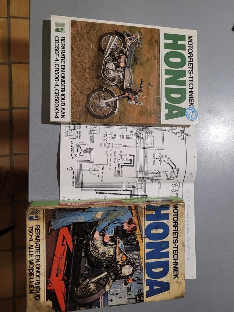 Werkplaatshandboeken Honda cb s Peters Deventer., Ophalen of Verzenden