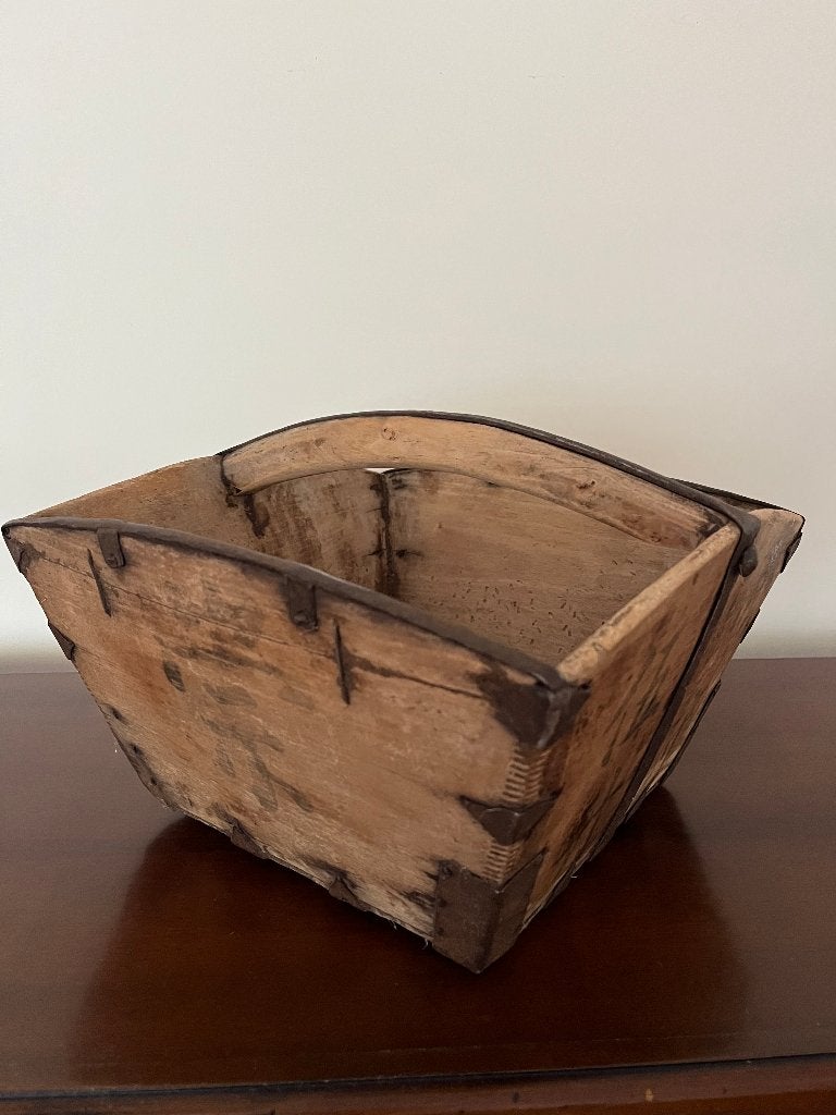 Bac à riz chinois ancien, Maison & Meubles, Accessoires pour la Maison | Autre, Utilisé, Bois, Brun, Autres styles, Enlèvement