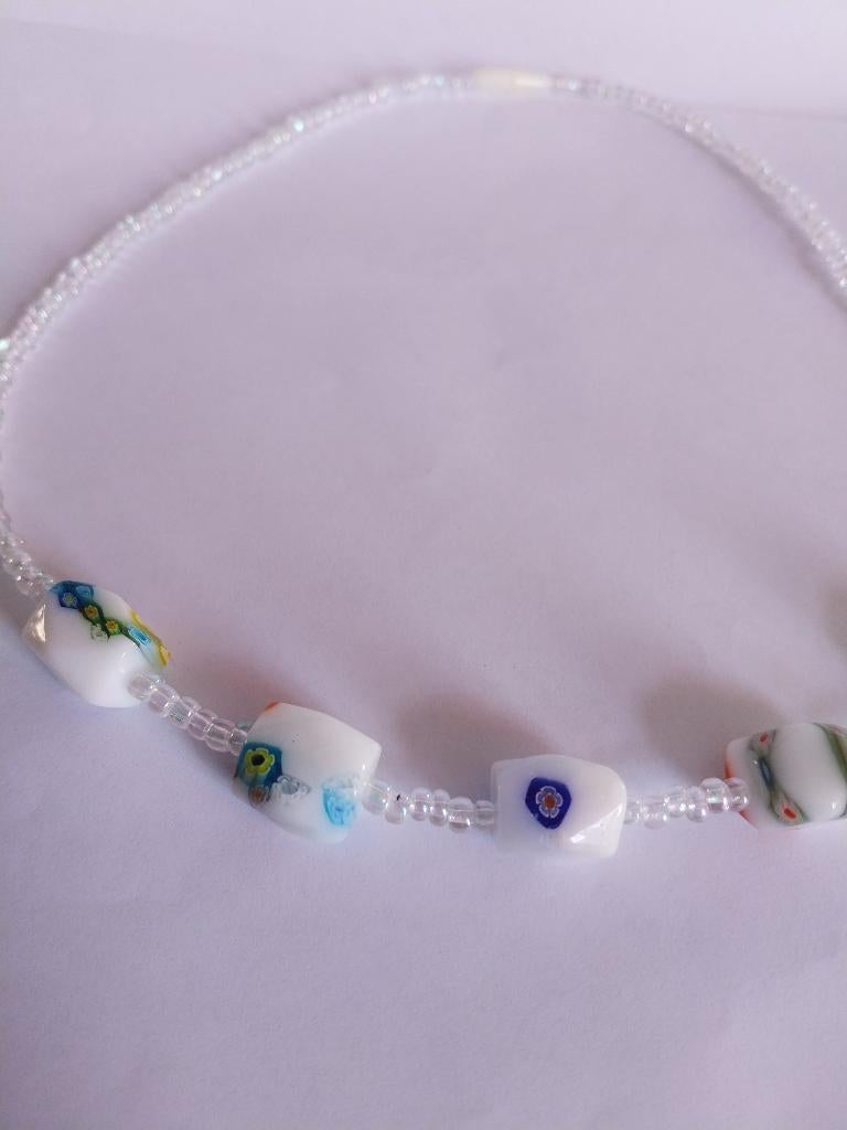 COLLIER DE PERLES   MOSAIQUE COLORES, Bijoux, Sacs & Beauté, Colliers, Neuf, Autres couleurs, Synthétique, Avec strass