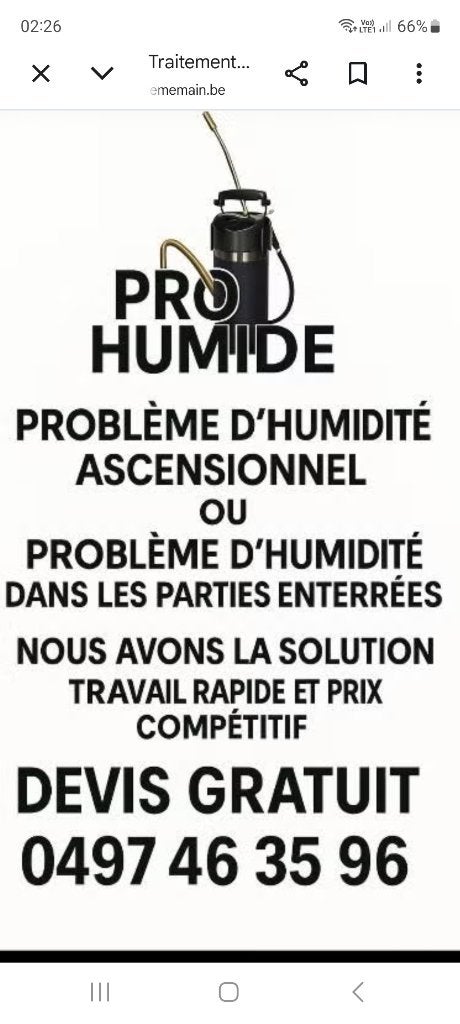 Traitement humidité ascensionnel, Enlèvement ou Envoi, Neuf, Autre