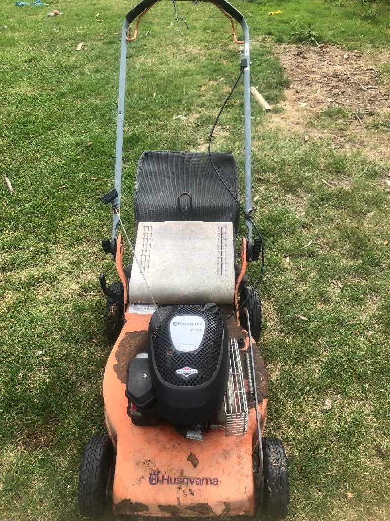 Tondeuse, Ophalen, Gebruikt, Benzine-grasmaaier, HUSQVARNA