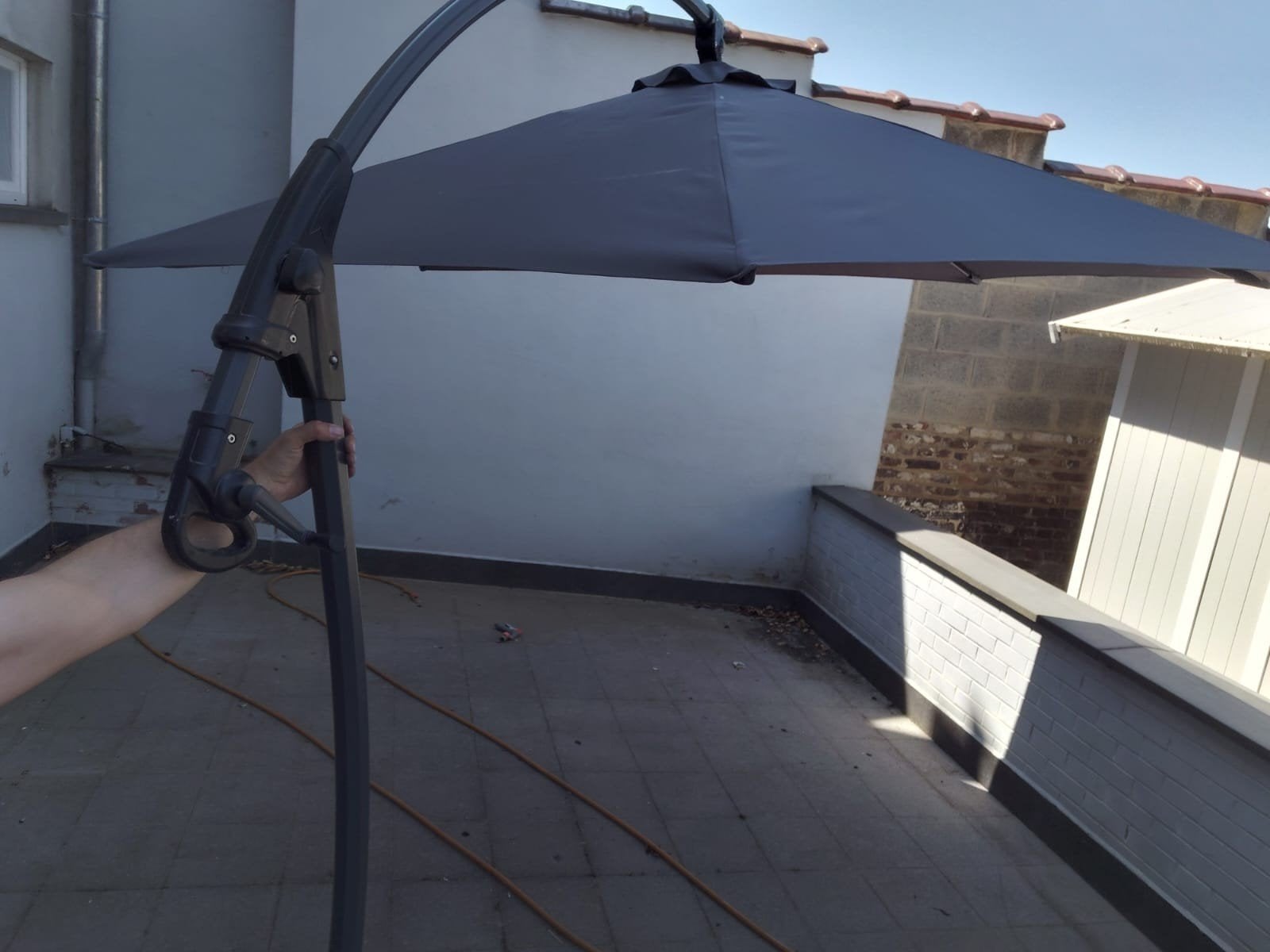 grand parasol, Jardin & Terrasse, Enlèvement