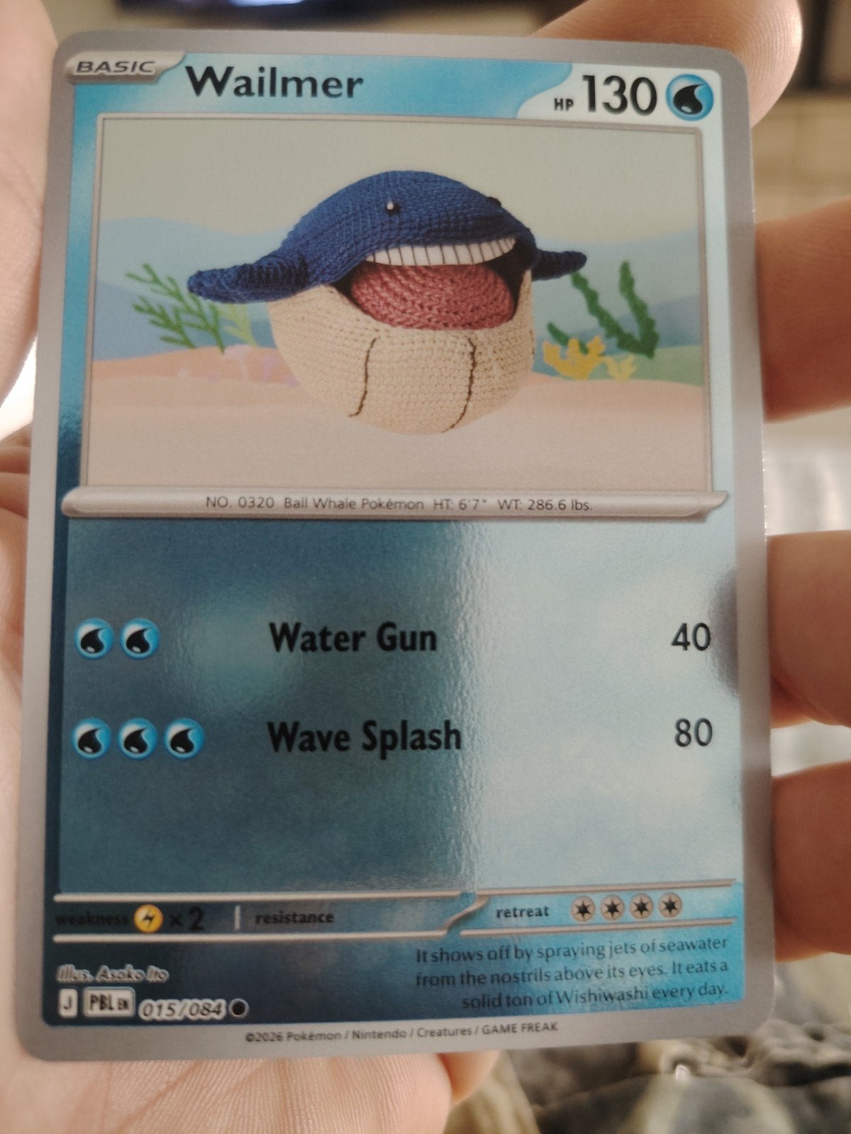 Pokemon wailmer reverse, Verzenden, Nieuw, Losse kaart