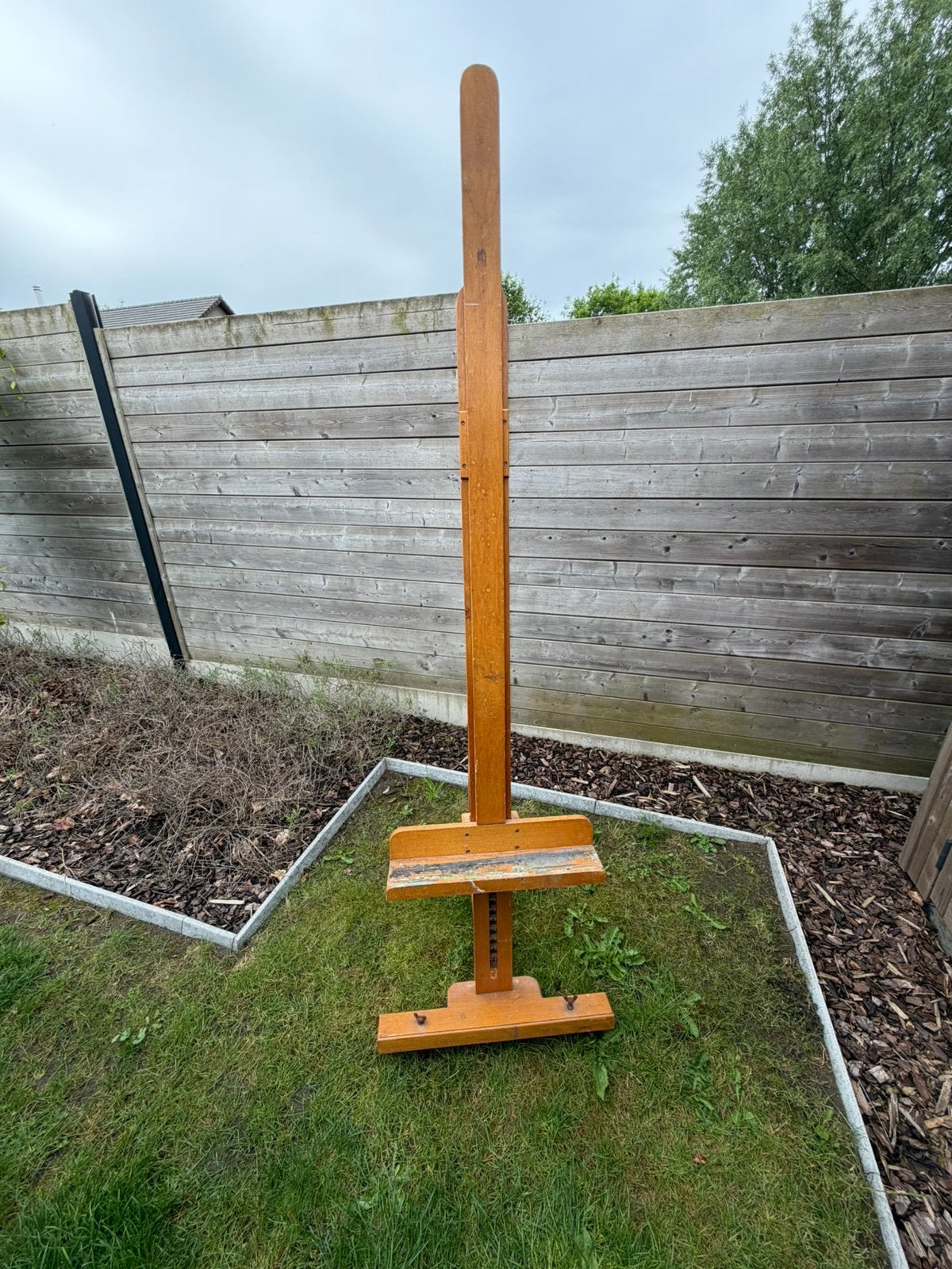 Houten ateliersezel voor schilderij of welkomstbord, Ophalen, Gebruikt, Ezel