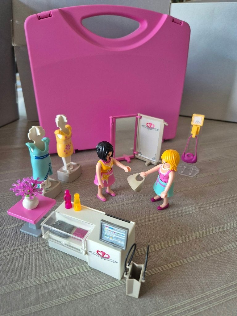 Playmobil 5611 : magasin-valise, Enlèvement ou Envoi, Kit complet, Utilisé, City life